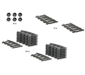 LEGO 9V Trein Track Starter Collection 2159