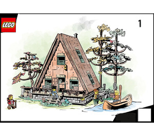 LEGO A-Rahmen Cabin 21338 Instructions