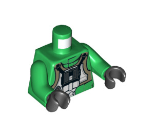 LEGO A-wing Pilot with Green Jumpsuit Minifig Torso (973 / 76382)