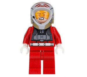 LEGO A-wing Pilot with Red Jumpsuit Minifigure