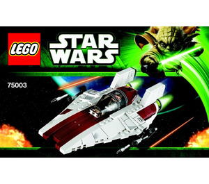 LEGO A-Aile Starfighter 75003 Instructions