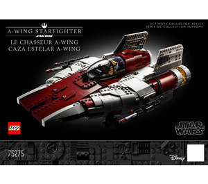 LEGO A-wing Starfighter Set 75275 Instructions