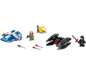 LEGO A-Aile vs. TIE Silencer Microfighters 75196