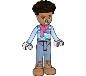 LEGO Aaron met Pink Sjaal minifiguur