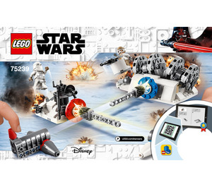 LEGO Action Battle Hoth Generator Attack 75239 Instruktioner