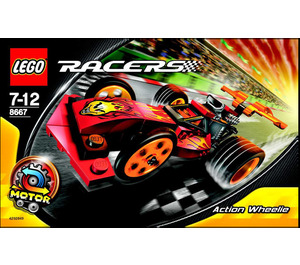 LEGO Action Wheeler 8667 Инструкции