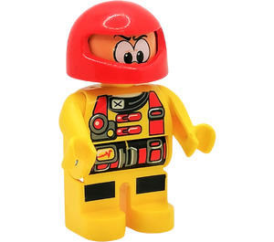 LEGO Action Wheeler with Red Helmet Duplo Figure