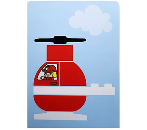 LEGO Activity Card 1- Feu Helicopter (6344095)