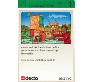 LEGO Activity Card Exploration 01 - The Secret Tower