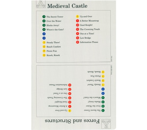 LEGO Activity Card Index Card 1 - Medieval Castle & Forces en Structures