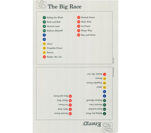 LEGO Activity Card Index Card 6 - The Big Race & Energy