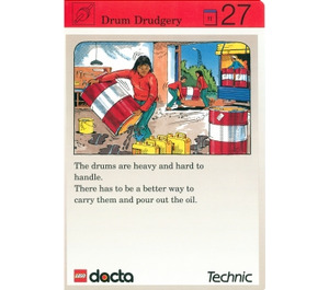 LEGO Activity Card Invention 27 - Drum Drudgery
