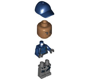 LEGO ACU, Dark Chair et Bleu Casquette Minifigurine