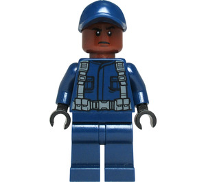 LEGO ACU Tracker with Cap and Reddish Brown Head Minifigure