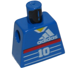 LEGO Adidas Number 10 Zidane Fútbol Player Torso sin brazos (973)