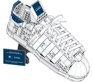 LEGO Adidas Originals Superstar X Footshop 'Blueprinting' 10282-2