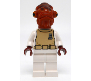 LEGO Admiral Ackbar avec Bronzer Gilet Minifigurine