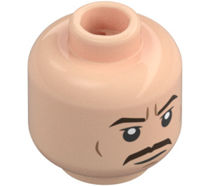 LEGO Admiral Yularen Minifigure Head (Safety Stud) (3274 / 104624)