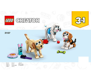 LEGO Adorable Dogs Set 31137 Instructions