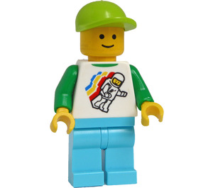 LEGO Adult mit Astronaut Shirt Minifigur