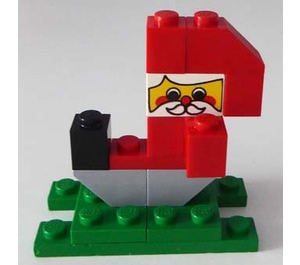 LEGO Advent Calendar Set 4924-1 Subset Day 10 - Sledding Santa