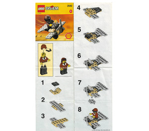 LEGO Adventurers Aeroplane 2542 Istruzioni