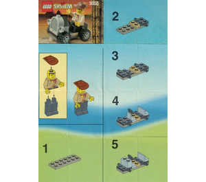 LEGO Adventurers Car 3055 Instructies