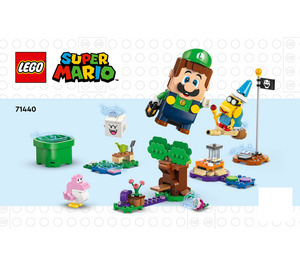 LEGO Adventures with Interactive Luigi 71440 Byggeinstruksjoner