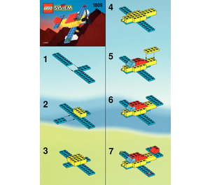 LEGO Aeroplane Set 1809 Instructions