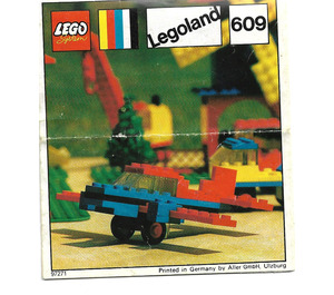 LEGO Aeroplane 609 Istruzioni