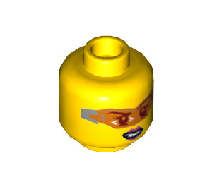 LEGO Agent caila Phoenix Minifigure Kopf (Einbau-Vollbolzen) (3626 / 20355)