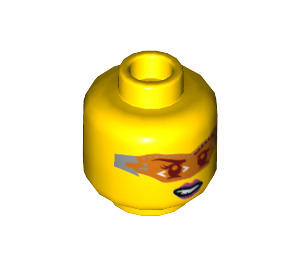 LEGO Agent caila Phoenix Minifigure Head (Recessed Solid Stud) (3626 / 20355)