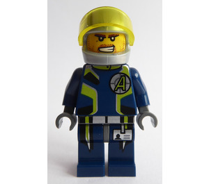 LEGO Agent Charge med Hjelm Minifigur