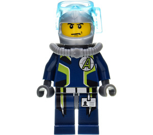 LEGO Agent Chase, Deep Sea Quest Diver Outfit, In-set Variant Minifigur