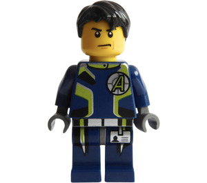 LEGO Agent Chase with Single Sided Head Minifigure