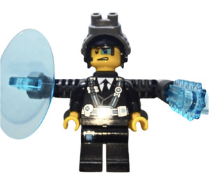 LEGO Agent Curtis Bolt with Chainsaw and Shield Minifigure