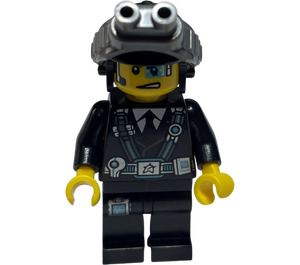 LEGO Agent Curtis Bolt met Goggles minifiguur