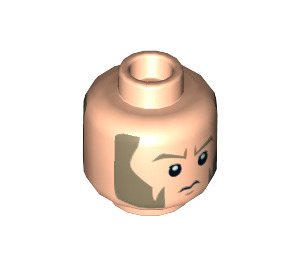 LEGO Agent Kallus Minifigure Head (Recessed Solid Stud) (3626 / 19738)