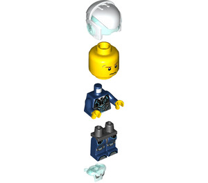 LEGO Agent Max Burns s Helma a Brnění Minifigurka