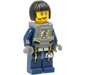 LEGO Agent Swift mit Körper Rüstung Minifigur