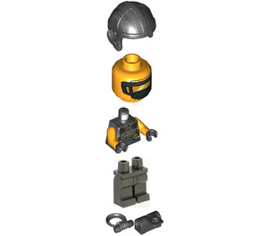 LEGO AIM Agent con Mochila Minifigura