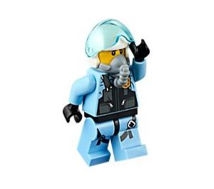 LEGO Luft Base Pilot med Pilot Maske Minifigur