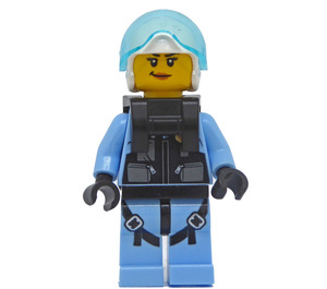 LEGO Air Base Pilot with White Helmet Minifigure