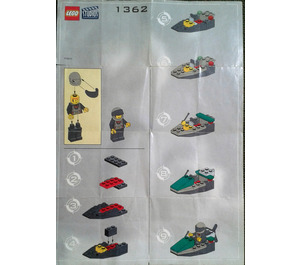 LEGO Lucht Boat 1362 Instructions