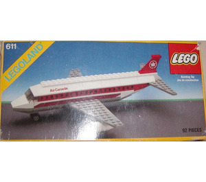 LEGO Air Canada Jet Plane Set 611-2