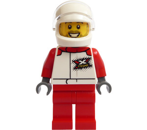 LEGO Air Race Pilot with Red Legs  Minifigure