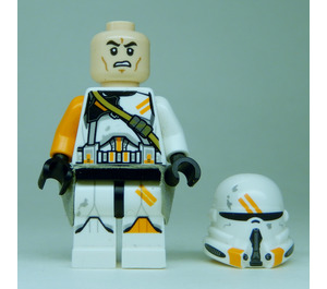 LEGO Airborne Clone Trooper with Orange Arm Minifigure