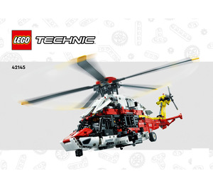 LEGO Airbus H175 Rescue Helicopter 42145 Byggeinstruksjoner