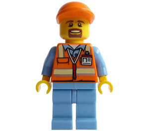 LEGO Aircraft Baggage Truck Driver Minifigure