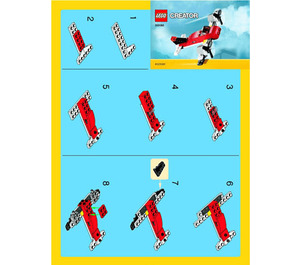 LEGO Aircraft Set 30180 Instructions